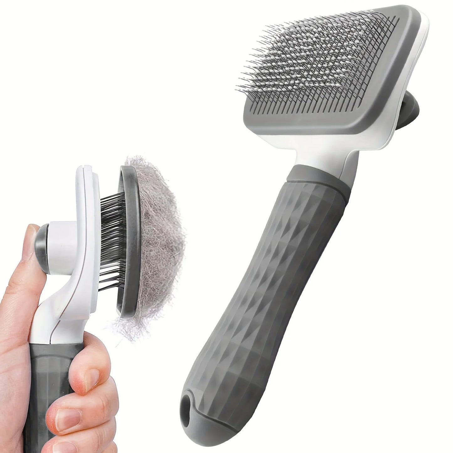 Self-Cleaning Pet Hair Removal Comb