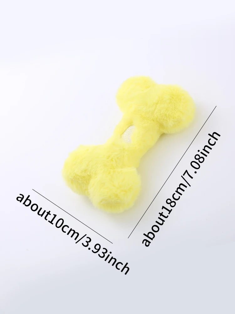 Cute Love Bone Plush Dog Toy