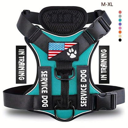 Reflective Service Dog Harness Vest