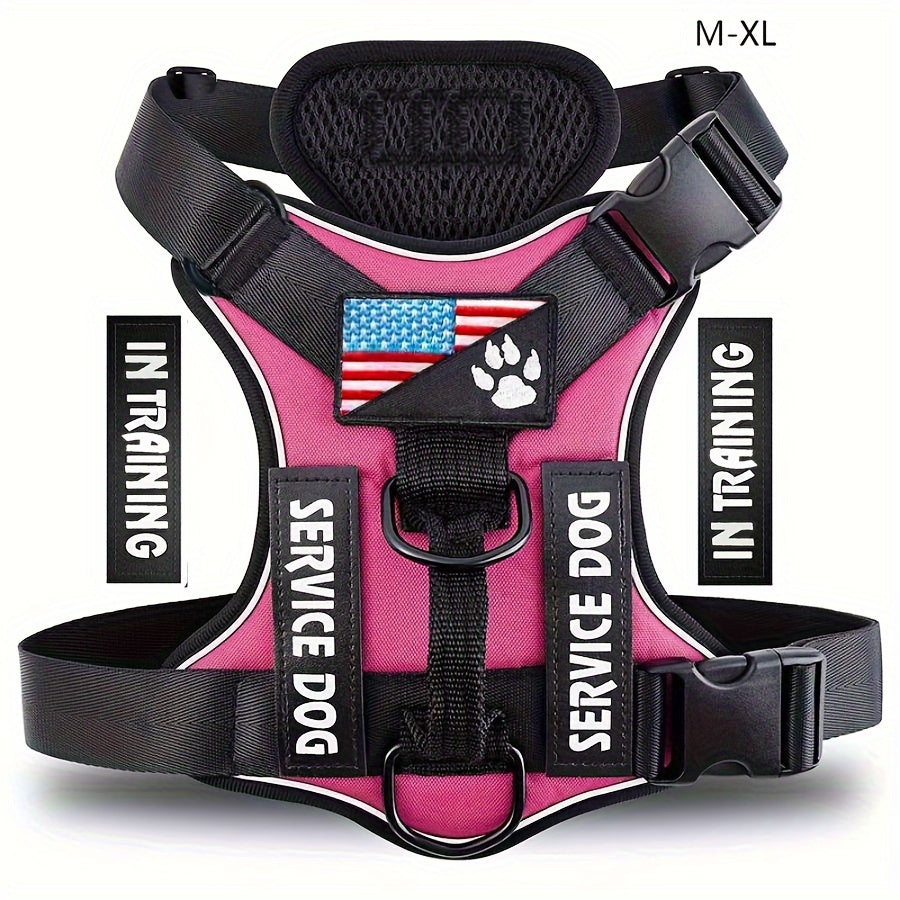 Reflective Service Dog Harness Vest