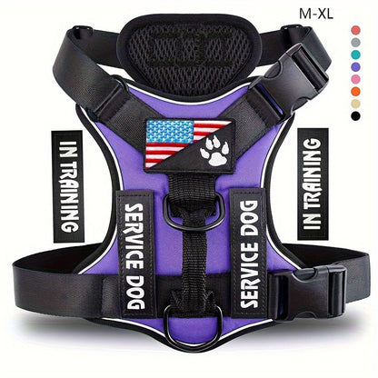 Reflective Service Dog Harness Vest