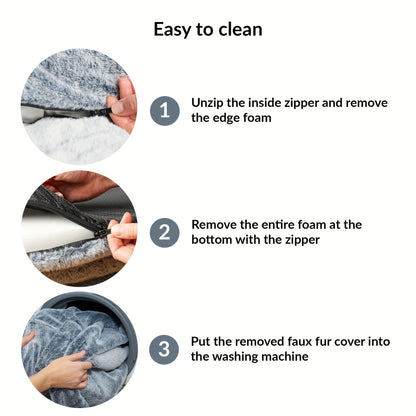 Giant Human-Size Dog Bed for Pets and Adults