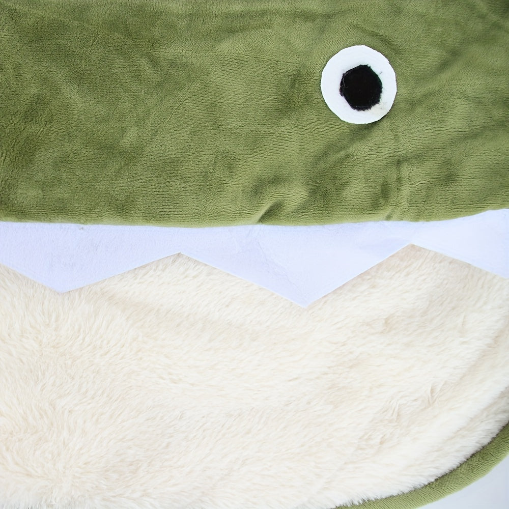 Cartoon Shark Shaped Pet Dog Bed