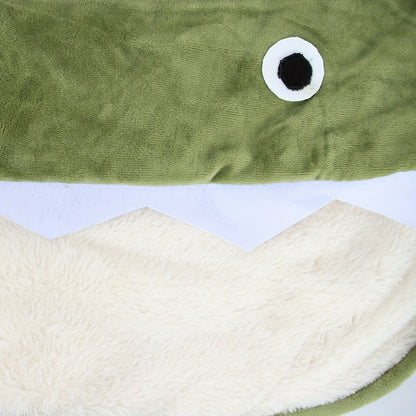Cartoon Shark Shaped Pet Dog Bed