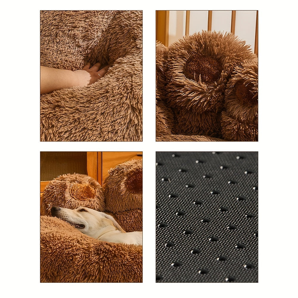 Adorable Bear Claw Shaped Pet Bed
