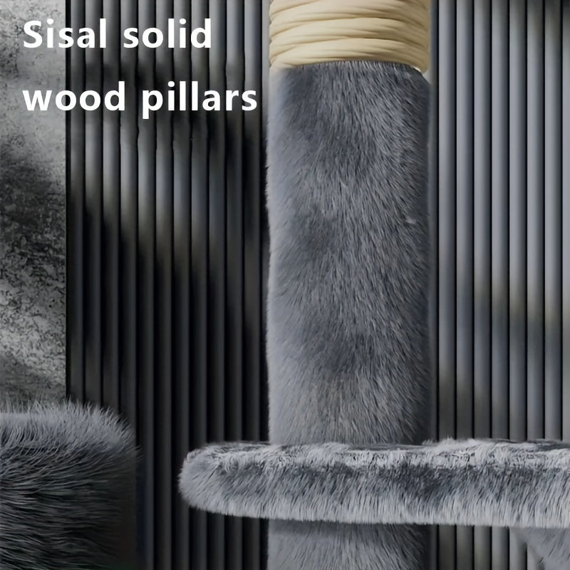 52-inch Cat Tree Tower Apartment Furniture