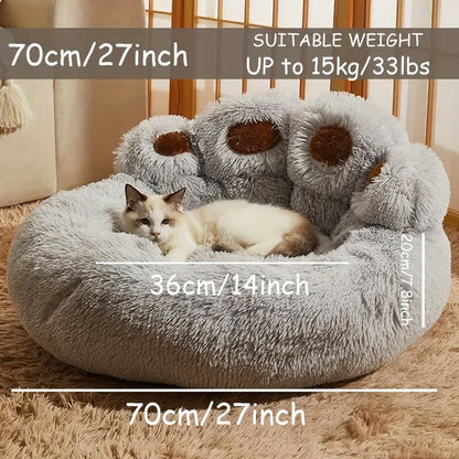 Adorable Bear Claw Shaped Pet Bed