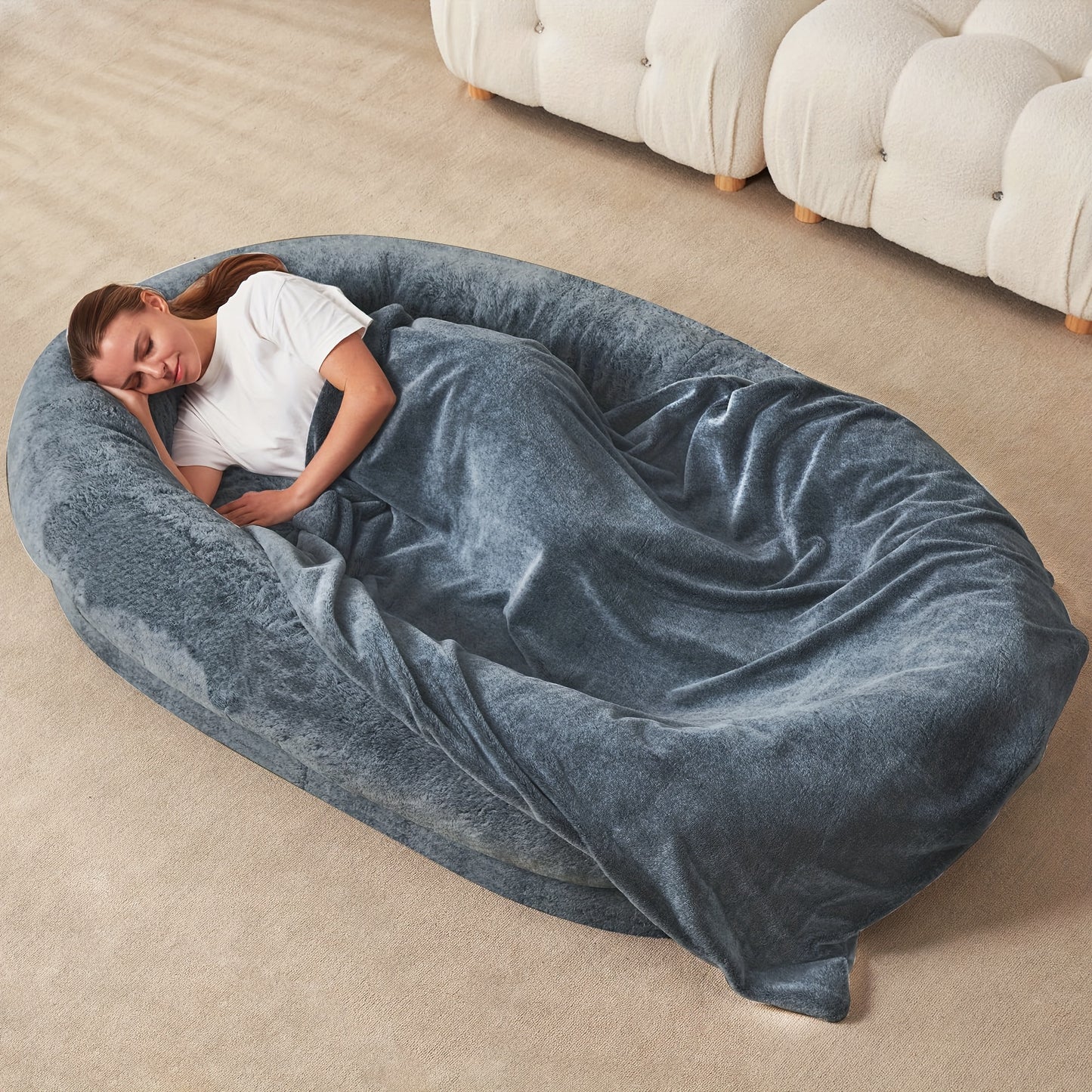 Giant Human-Size Dog Bed for Pets and Adults