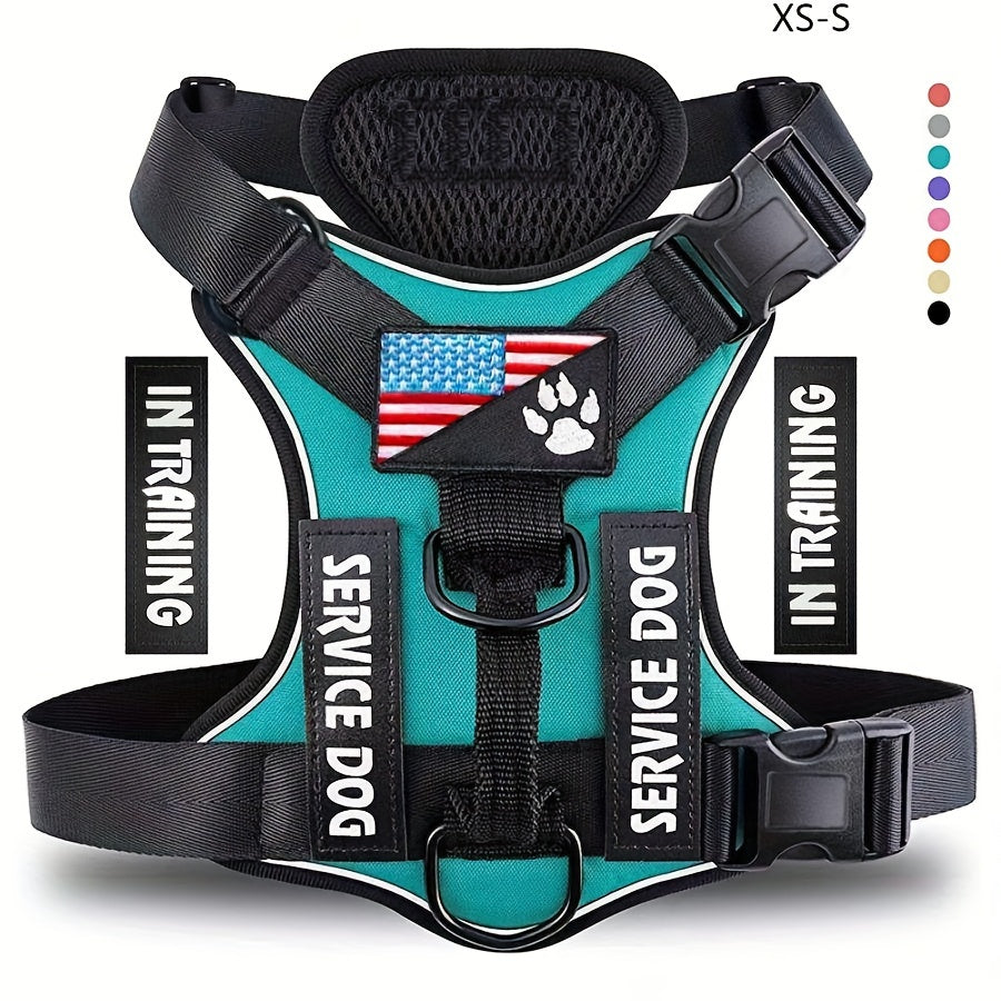 Reflective Service Dog Harness Vest