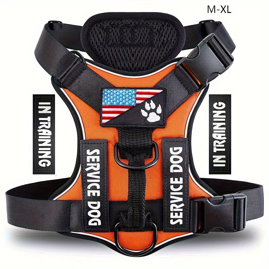 Reflective Service Dog Harness Vest