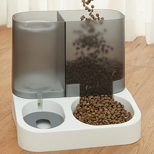2-in-1 Large Capacity 2.8L Automatic Pet Feeder and Water Dispenser for Cats and Dogs