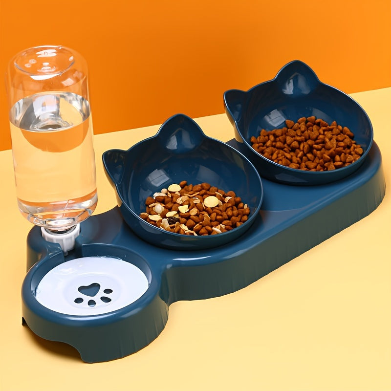 3-in-1 Smart Pet Feeder & Gravity Waterer