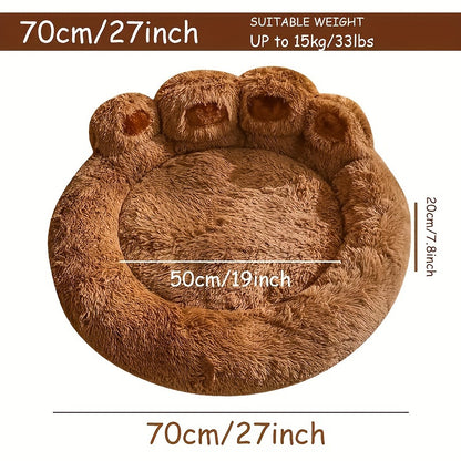 Adorable Bear Claw Shaped Pet Bed