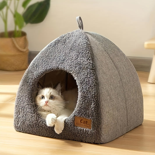 Cozy Semi-enclosed Cat Bed