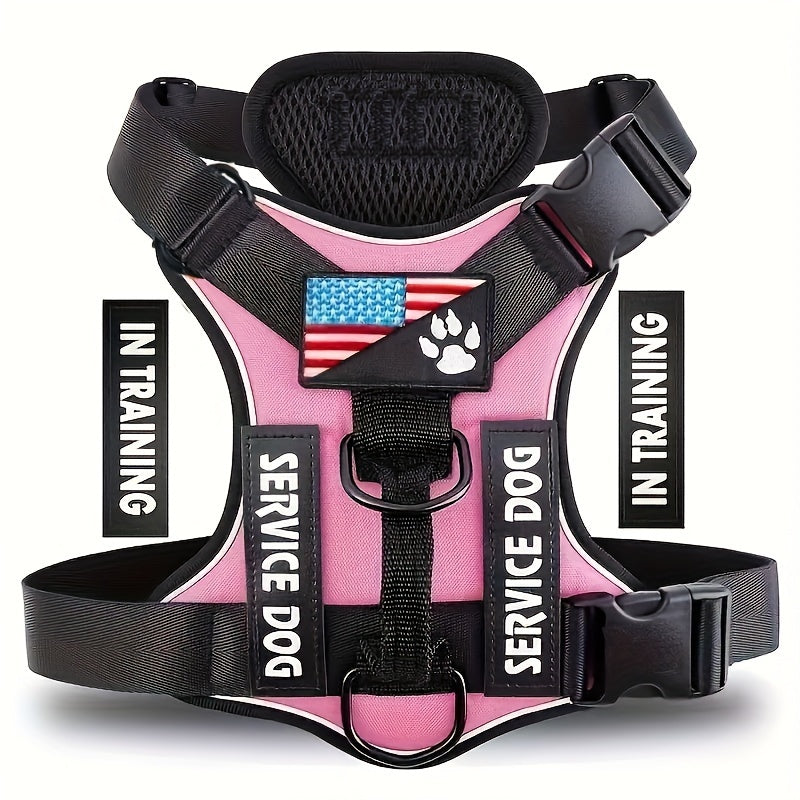 Reflective Service Dog Harness Vest