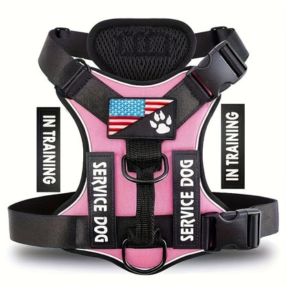 Reflective Service Dog Harness Vest