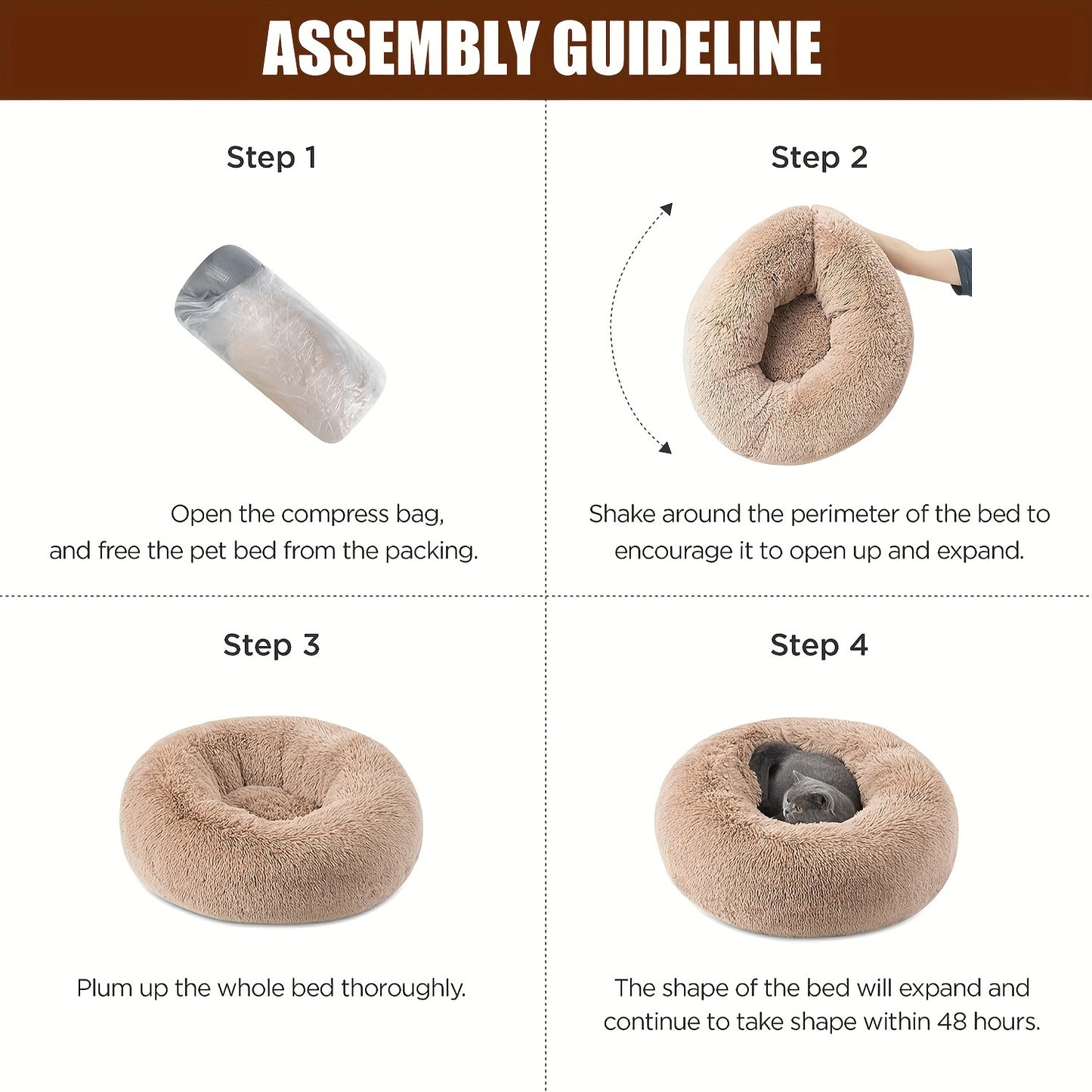 Adorable Bear Claw Shaped Pet Bed