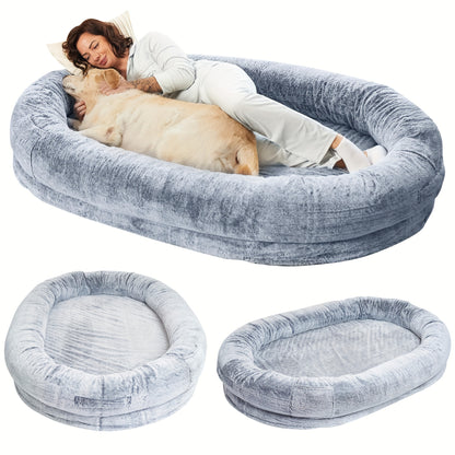 Giant Human-Size Dog Bed for Pets and Adults