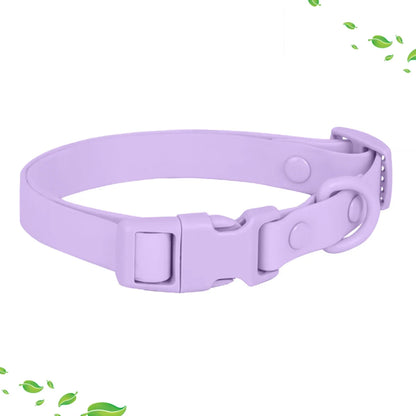 Macaron Colored Waterproof Adjustable Dog Collar