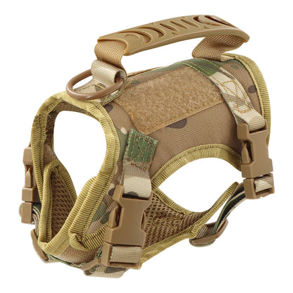 Adjustable Tactical Puppy Harness Leash Kit