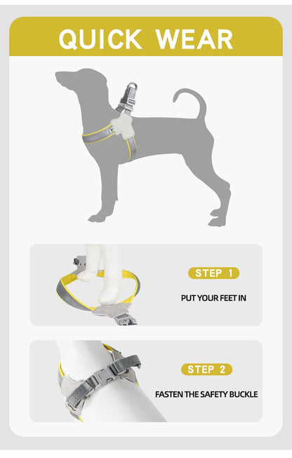 Reflective No-Pull Small Medium Dog Harness