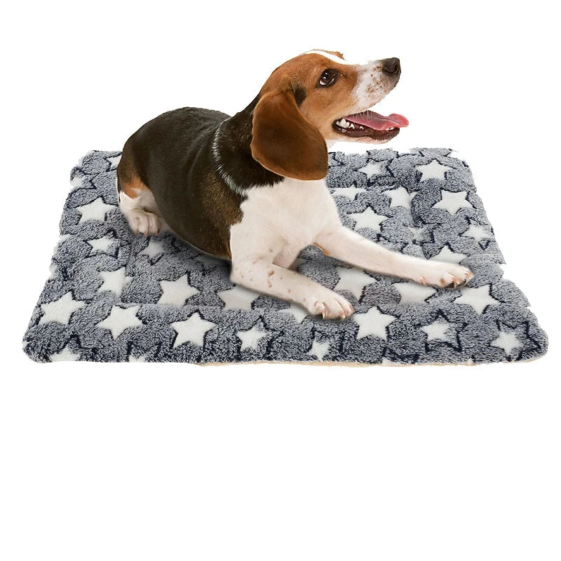 Warm Flannel Pet Sleeping Mat Bed