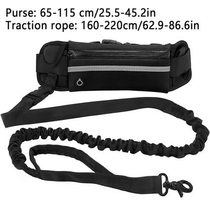 Hands-Free Reflective Running Dog Leash