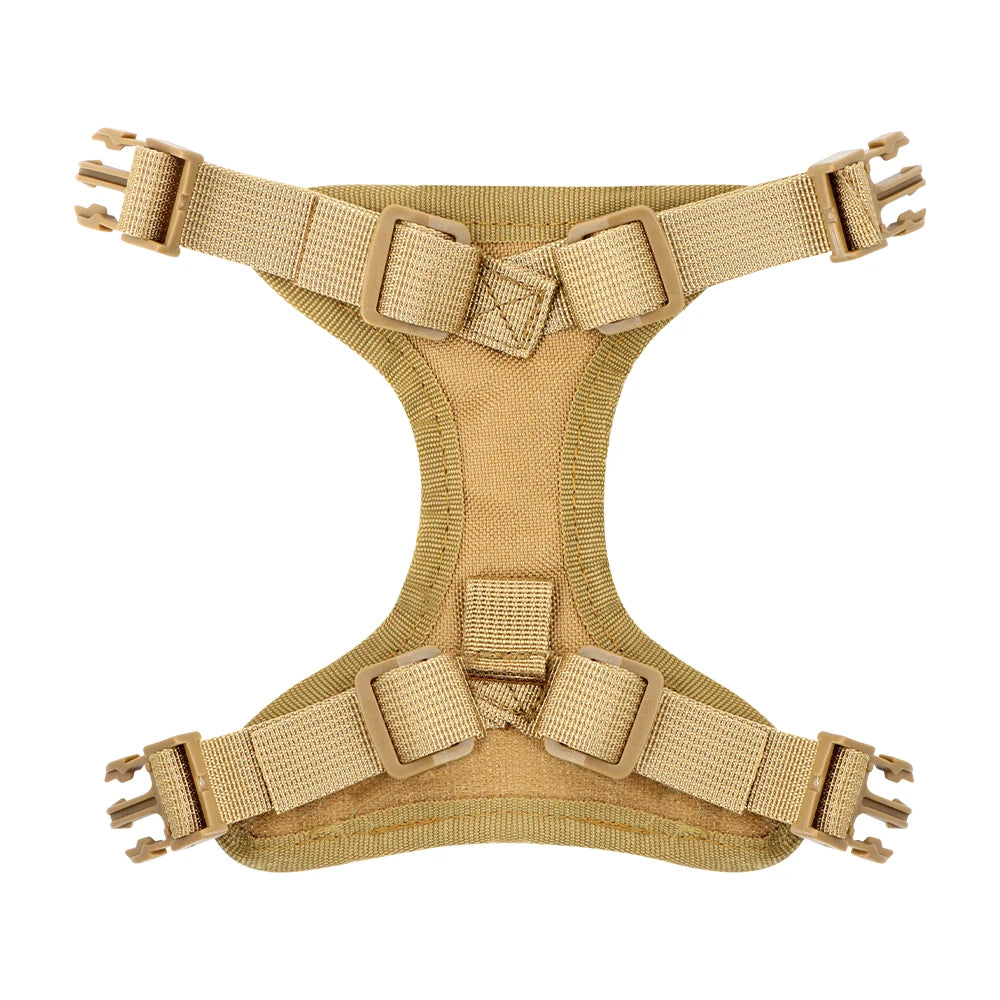 Adjustable Tactical Puppy Harness Leash Kit