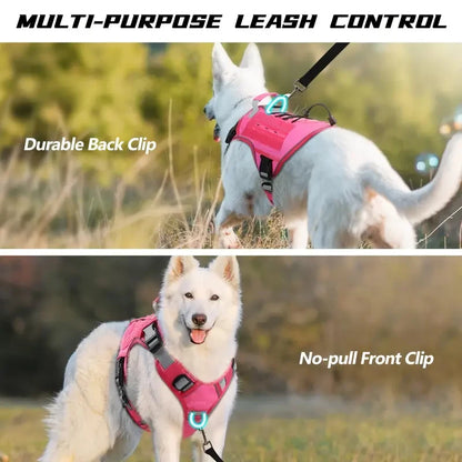 Adjustable Reflective Tactical Dog Harness