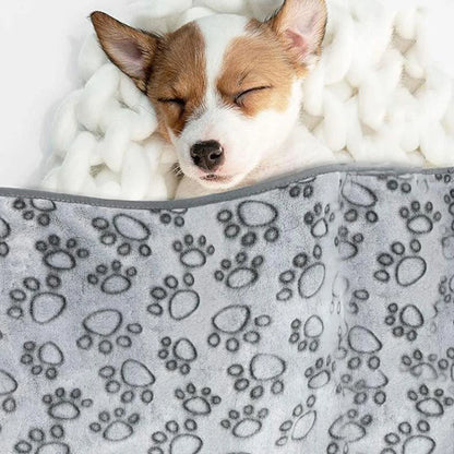 Soft Washable Winter Pet Blanket Grey