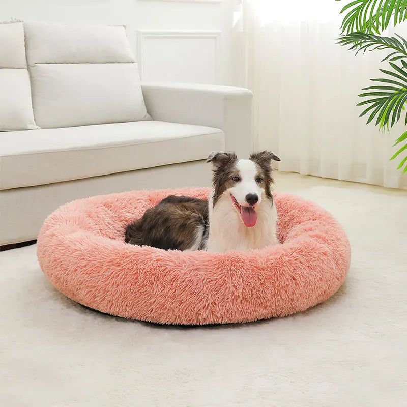 Soft Long Plush Pet Sleeping Sofa