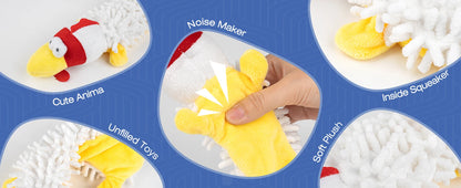 Plush Dog Chew Squeaky Toy