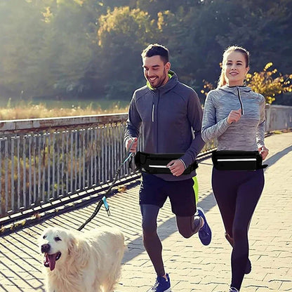 Hands-Free Reflective Running Dog Leash