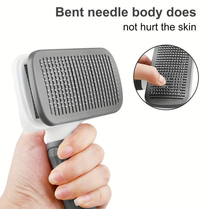 Self-Cleaning Pet Hair Removal Comb