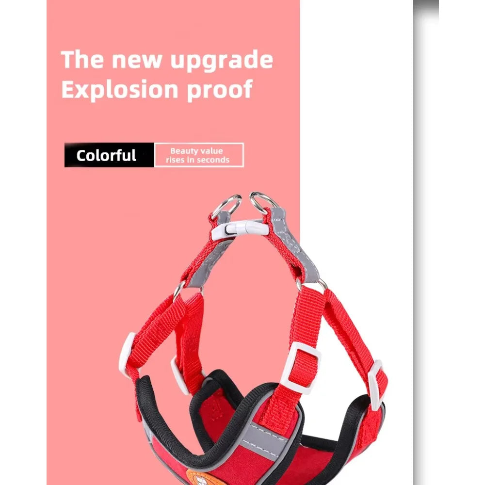 Reflective No-Pull Adjustable Dog Harness