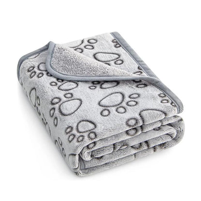 Soft Washable Winter Pet Blanket Grey