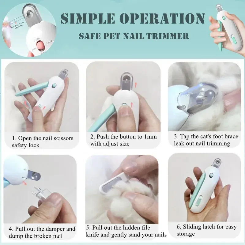 Adjustable Safe Pet Nail Scissors