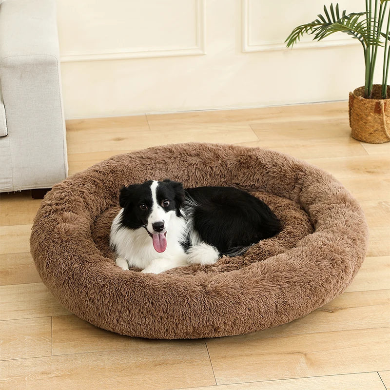 Soft Long Plush Pet Sleeping Sofa