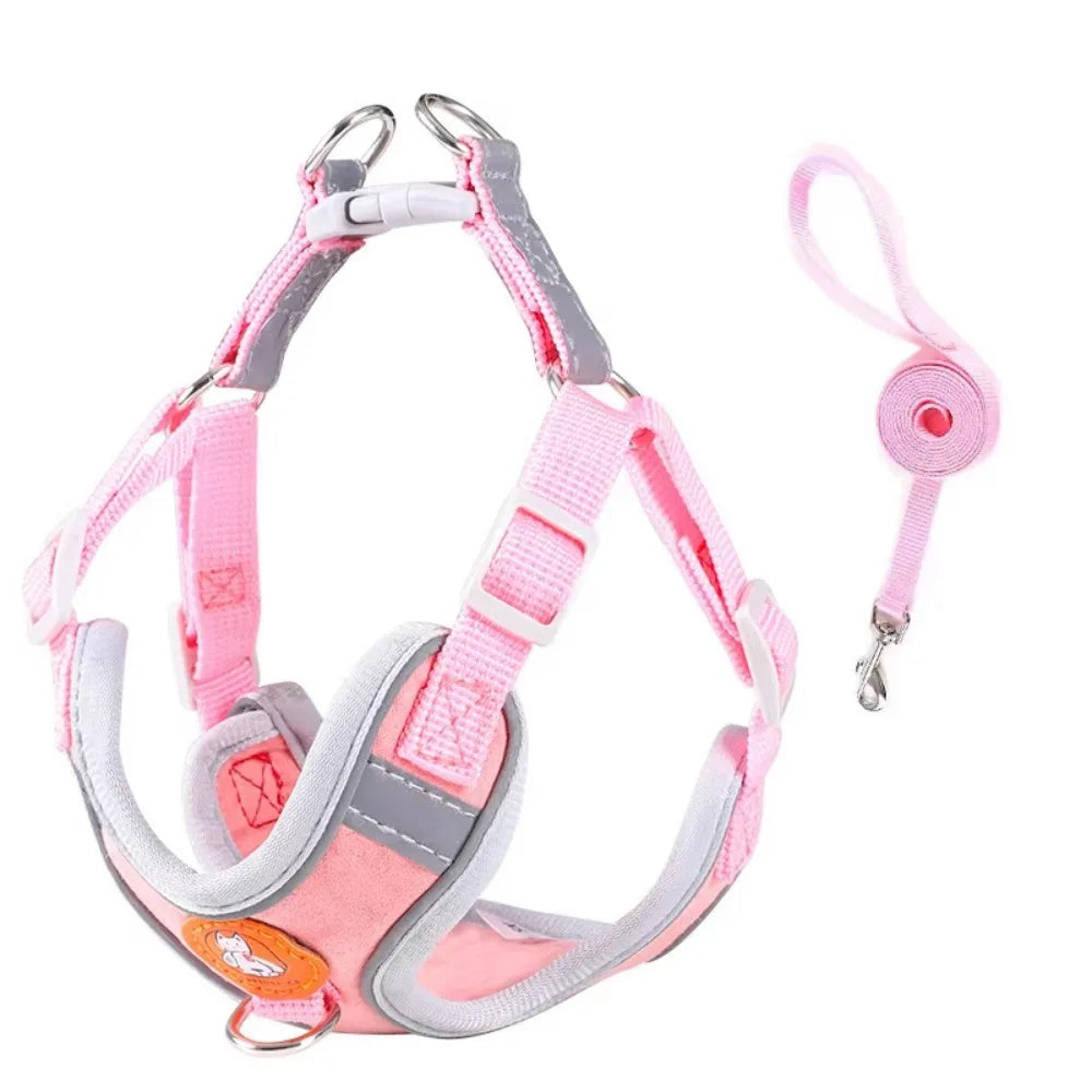 Reflective No-Pull Adjustable Dog Harness