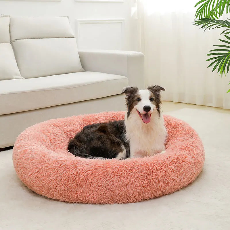 Soft Long Plush Pet Sleeping Sofa