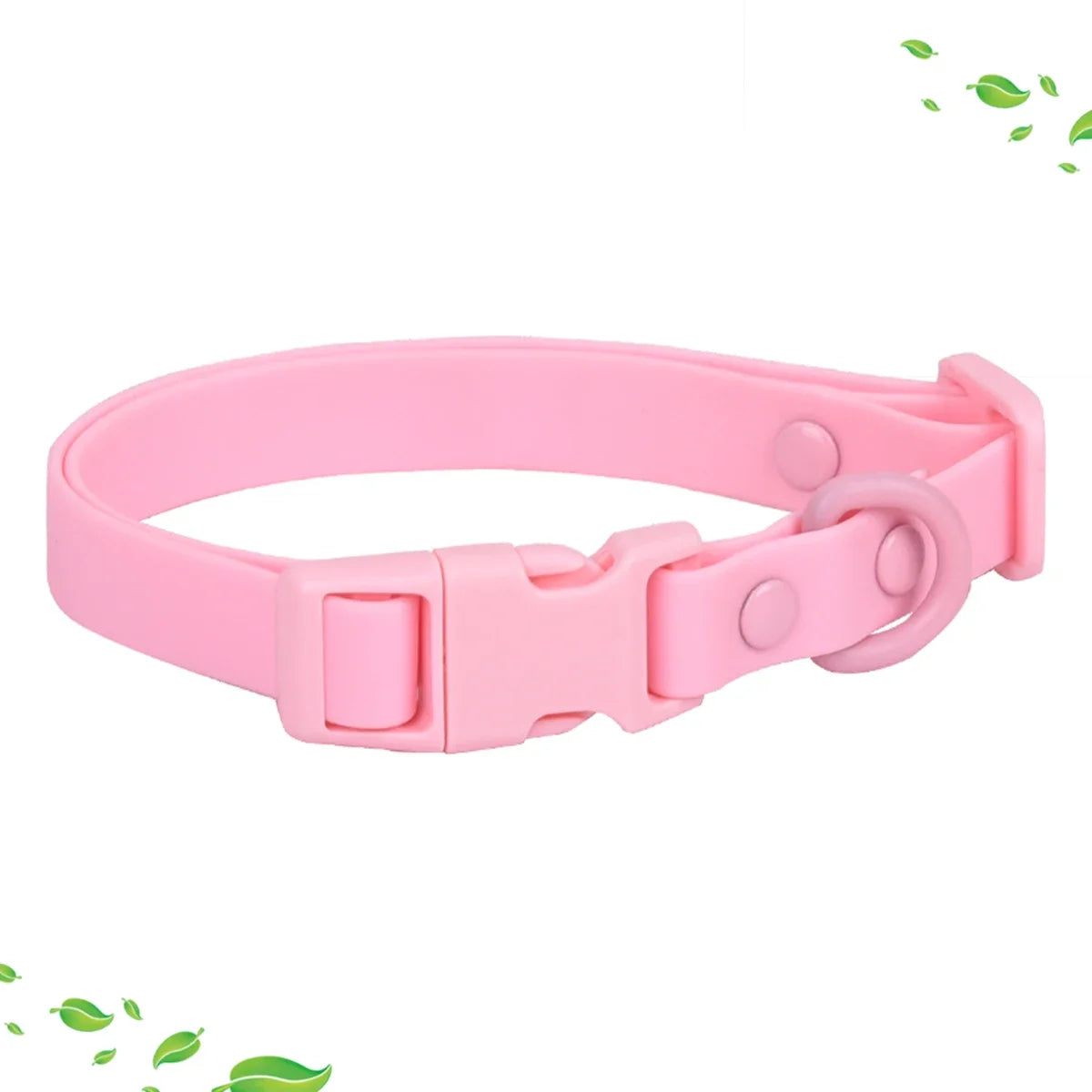 Macaron Colored Waterproof Adjustable Dog Collar