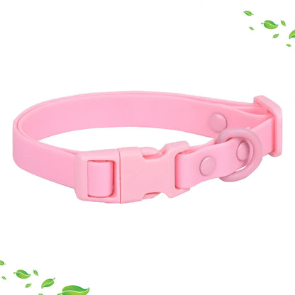 Macaron Colored Waterproof Adjustable Dog Collar