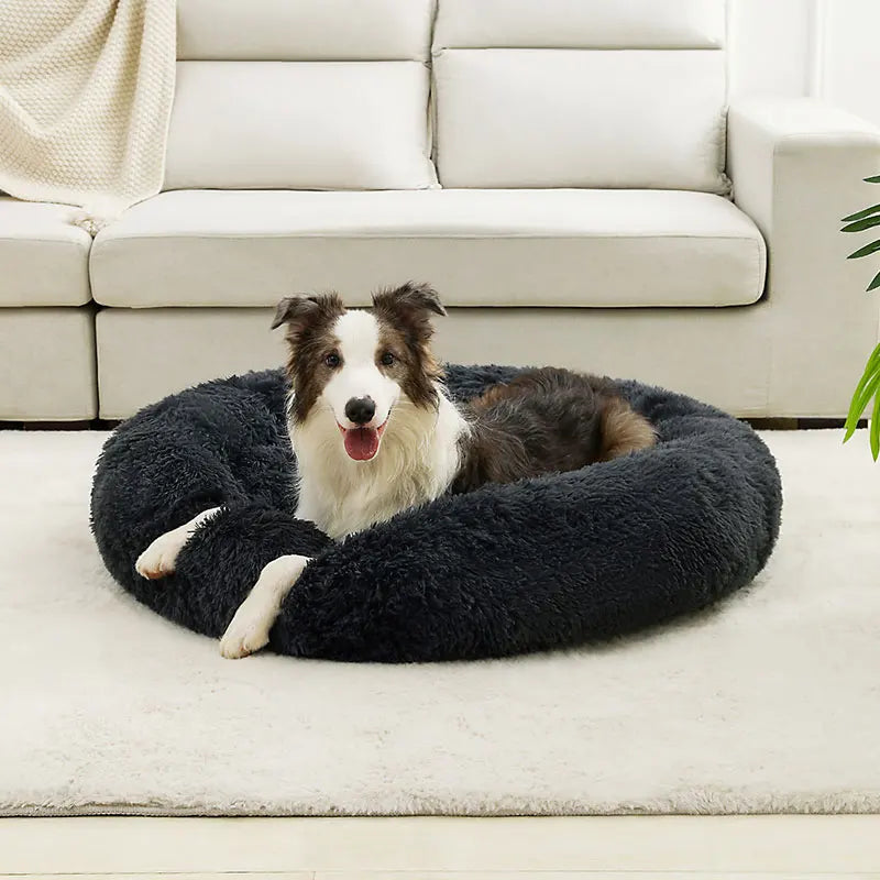 Soft Long Plush Pet Sleeping Sofa