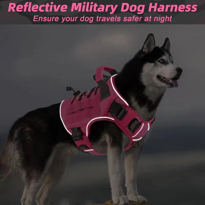 Adjustable Reflective Tactical Dog Harness