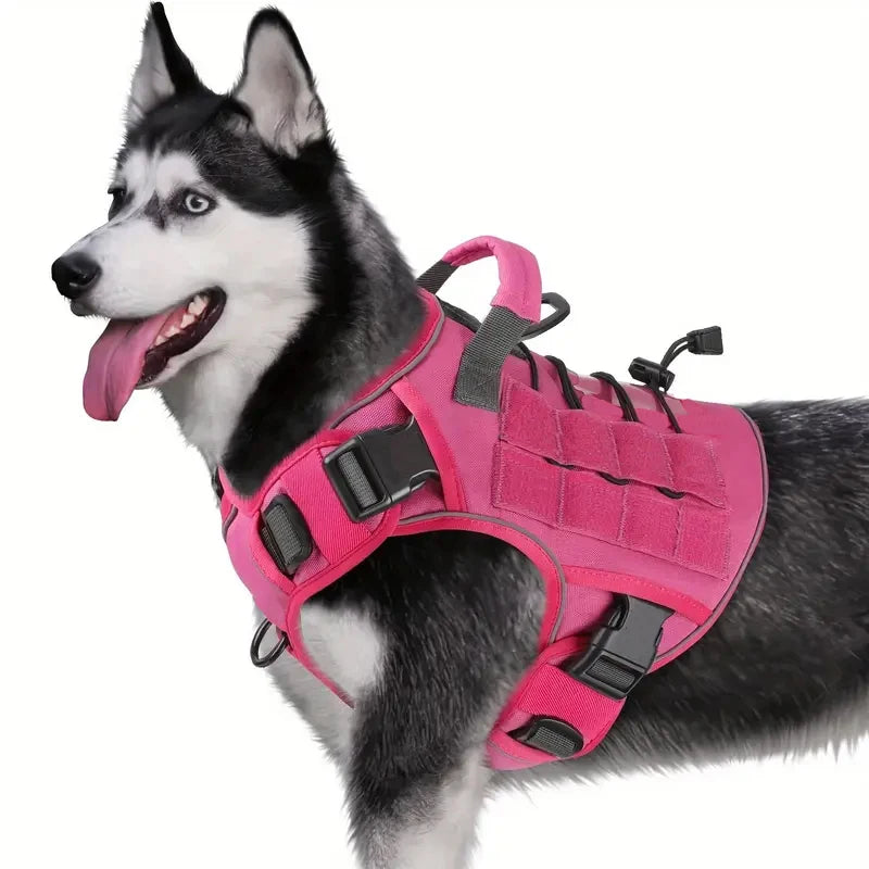 Adjustable Reflective Tactical Dog Harness