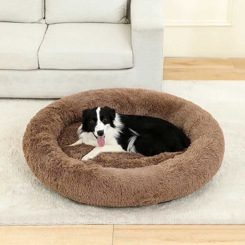 Soft Long Plush Pet Sleeping Sofa