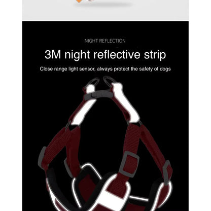 Reflective No-Pull Adjustable Dog Harness