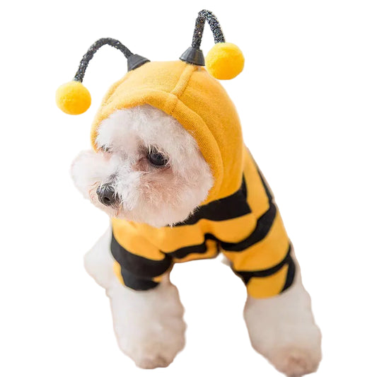 Bee Costume Winter Hoodie Pet Outfit