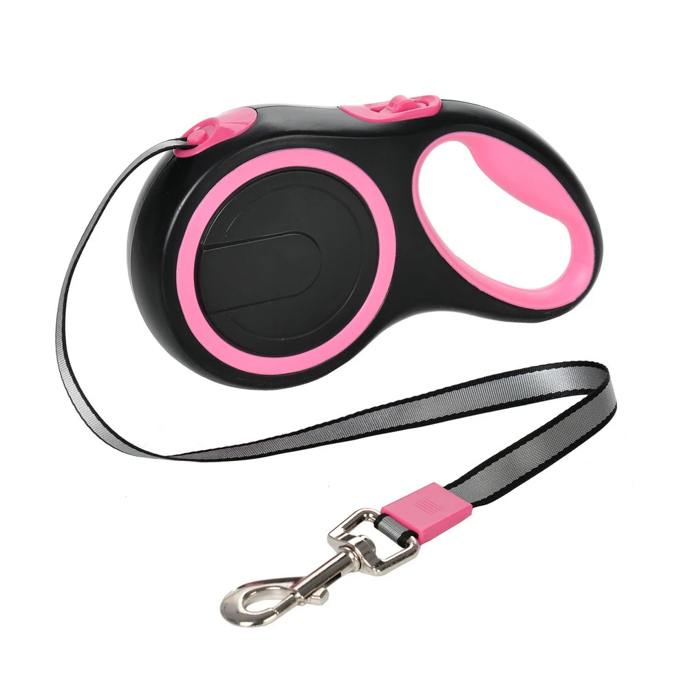 Durable Retractable Nylon Leash Large Dogs