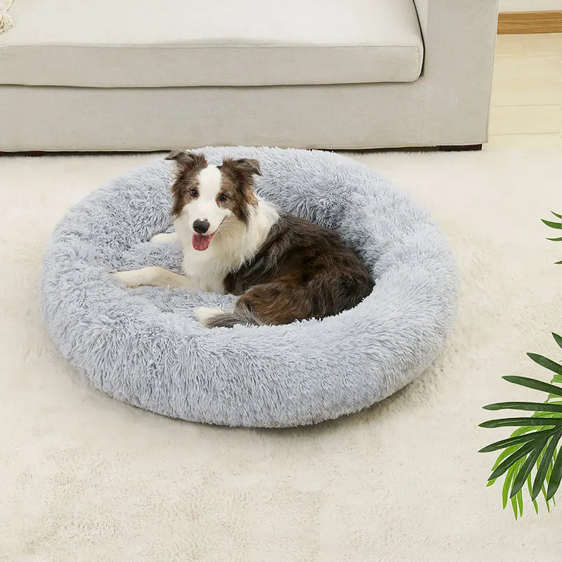 Soft Long Plush Pet Sleeping Sofa